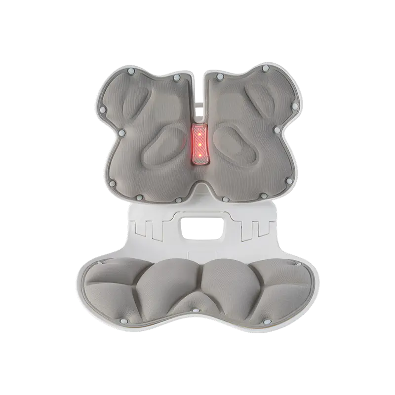 Foldable Electric Red Light Heated Massage Lumbar Support Cushion