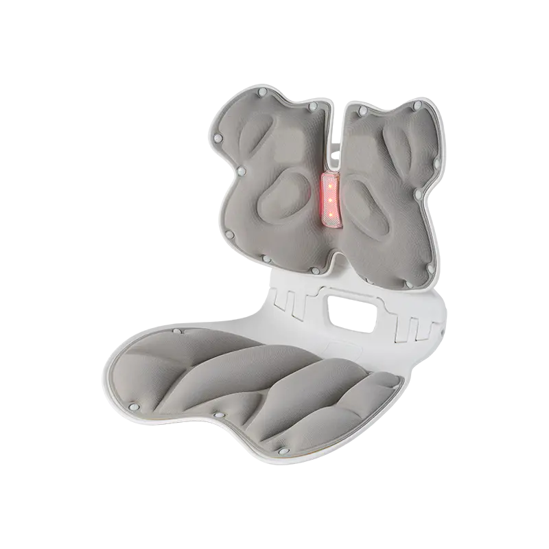 Foldable Electric Red Light Heated Massage Lumbar Support Cushion