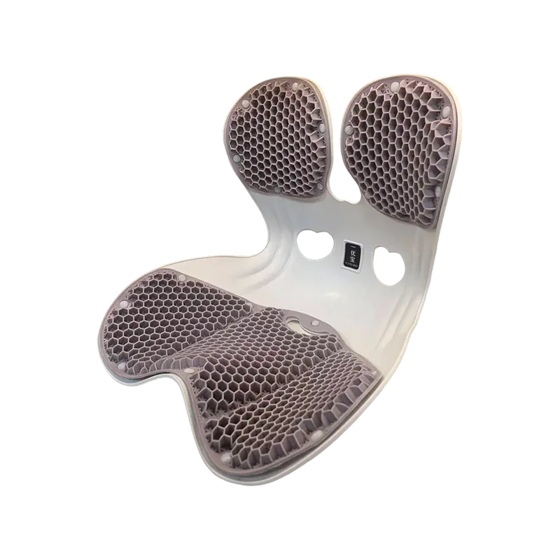 A Lumbar Support Backrest designed with a gel honeycomb surface to enhance ventilation and reduce pressure buildup.